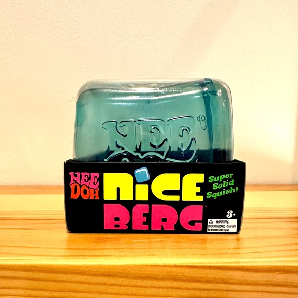 Schylling Other - SHIPS TODAY! - BIG Needoh Nice Berg Super Solid Squish Toy - Blue